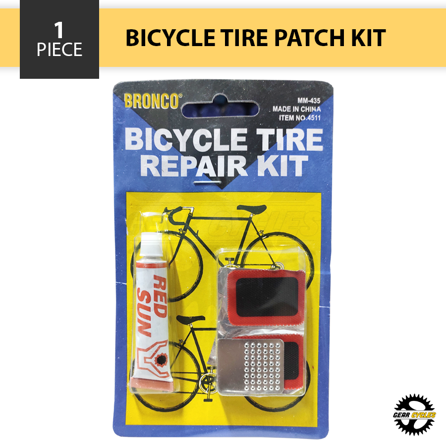 Bicycle Tire Patch Kit Mountain Road Bike MTB Patch Glue Tire Tyre Lever Tool Repair Set Lazada PH