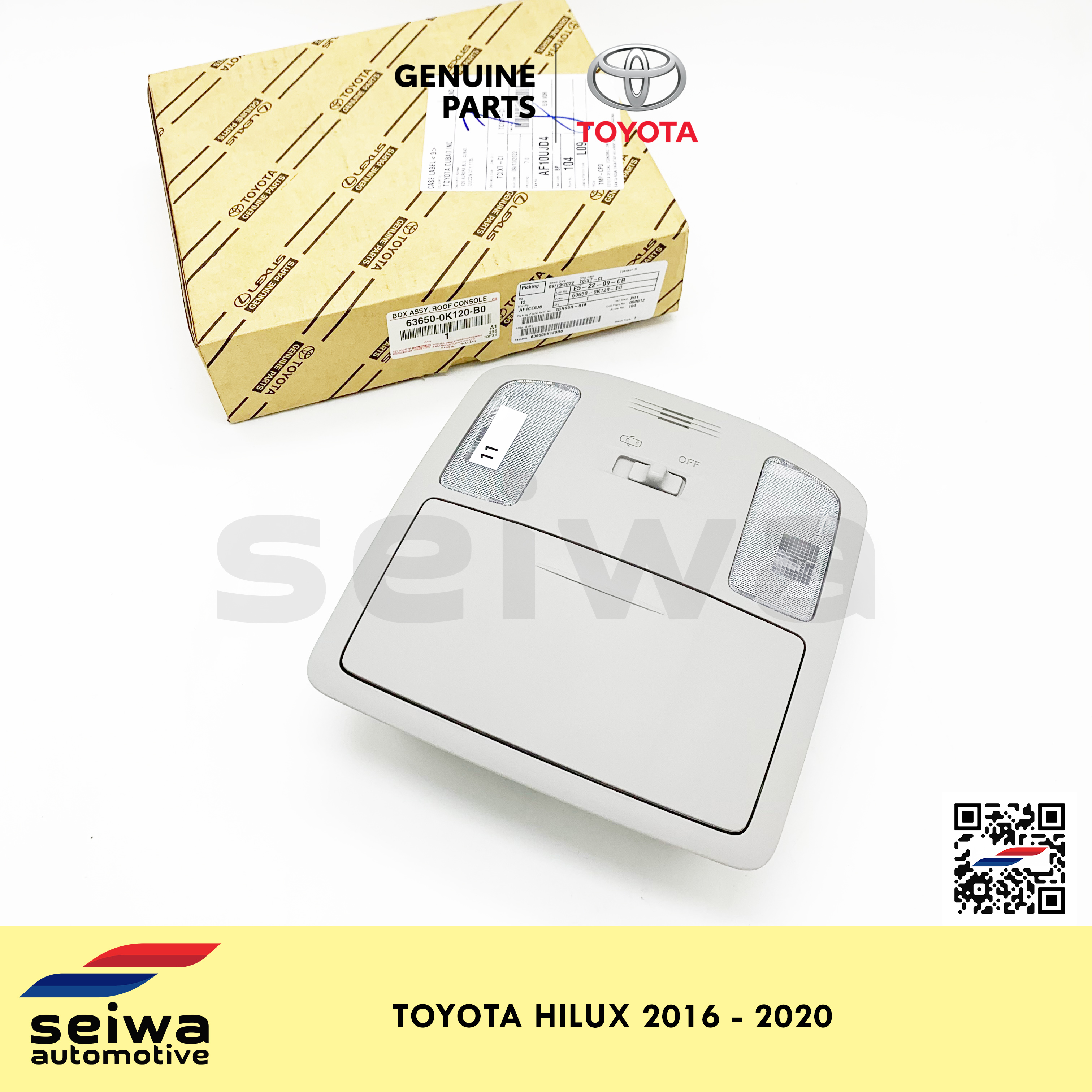 [2016 2020] Toyota Hilux Overhead Console Toyota Auto Parts Lazada PH