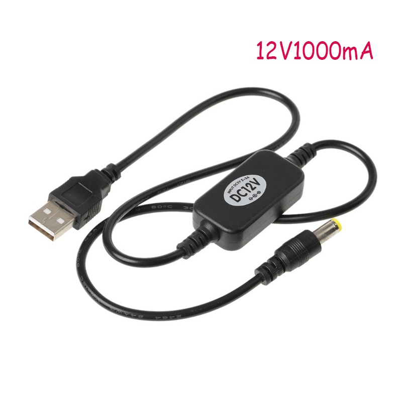 ZJW DC 5V to 12V/ 9V/ 5V Powerbank USB to DC Wifi Router Power Cable