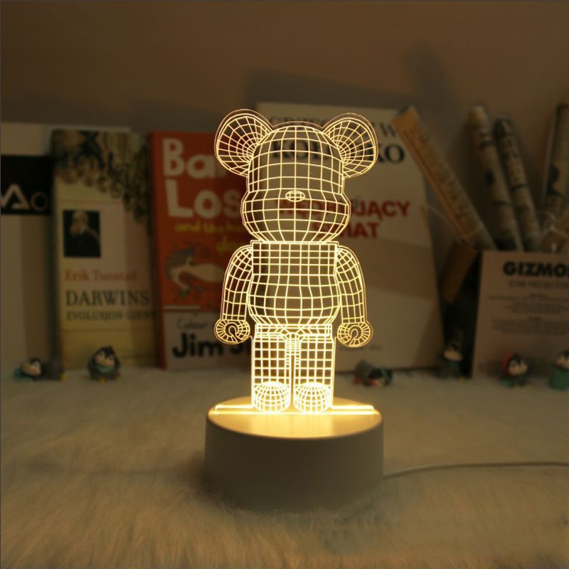 3d Lamp Acrylic Usb Led Night Lights