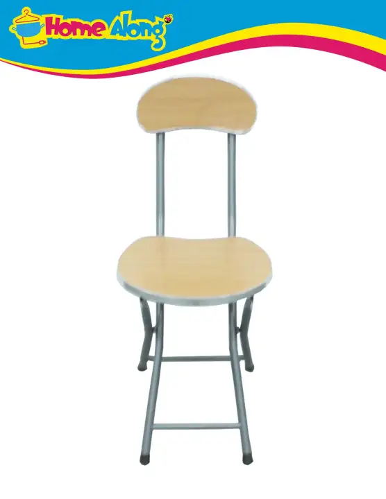 Portable Foldable Round Chair With Back Rest Light And Durable