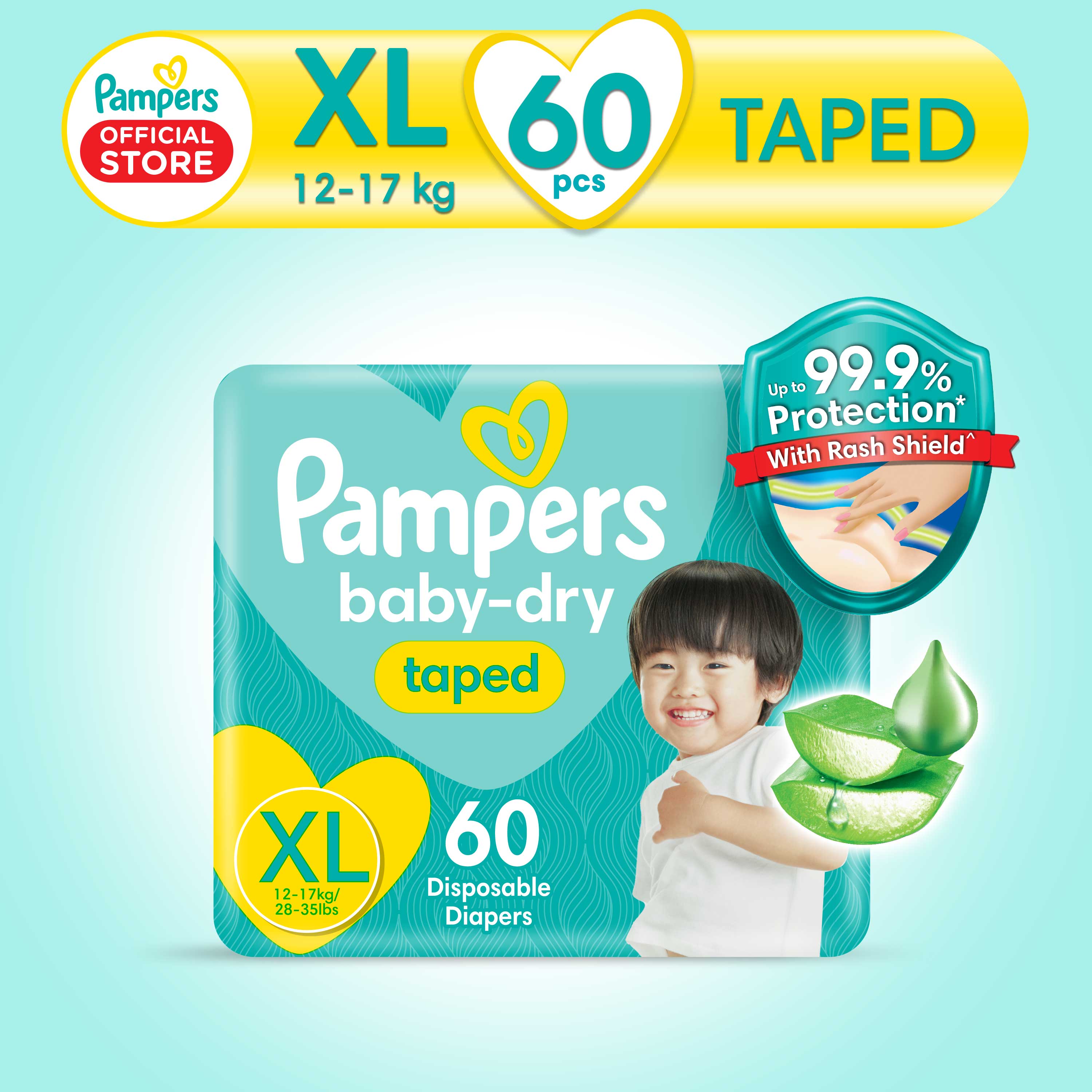 Pampers xl 60 pcs hot sale price