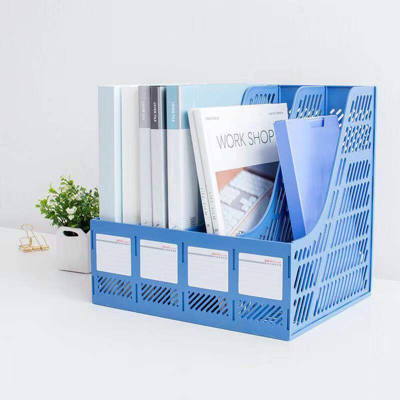 Office File Basket 4 Grid File Column Data Rack Folder Storage Rack ...