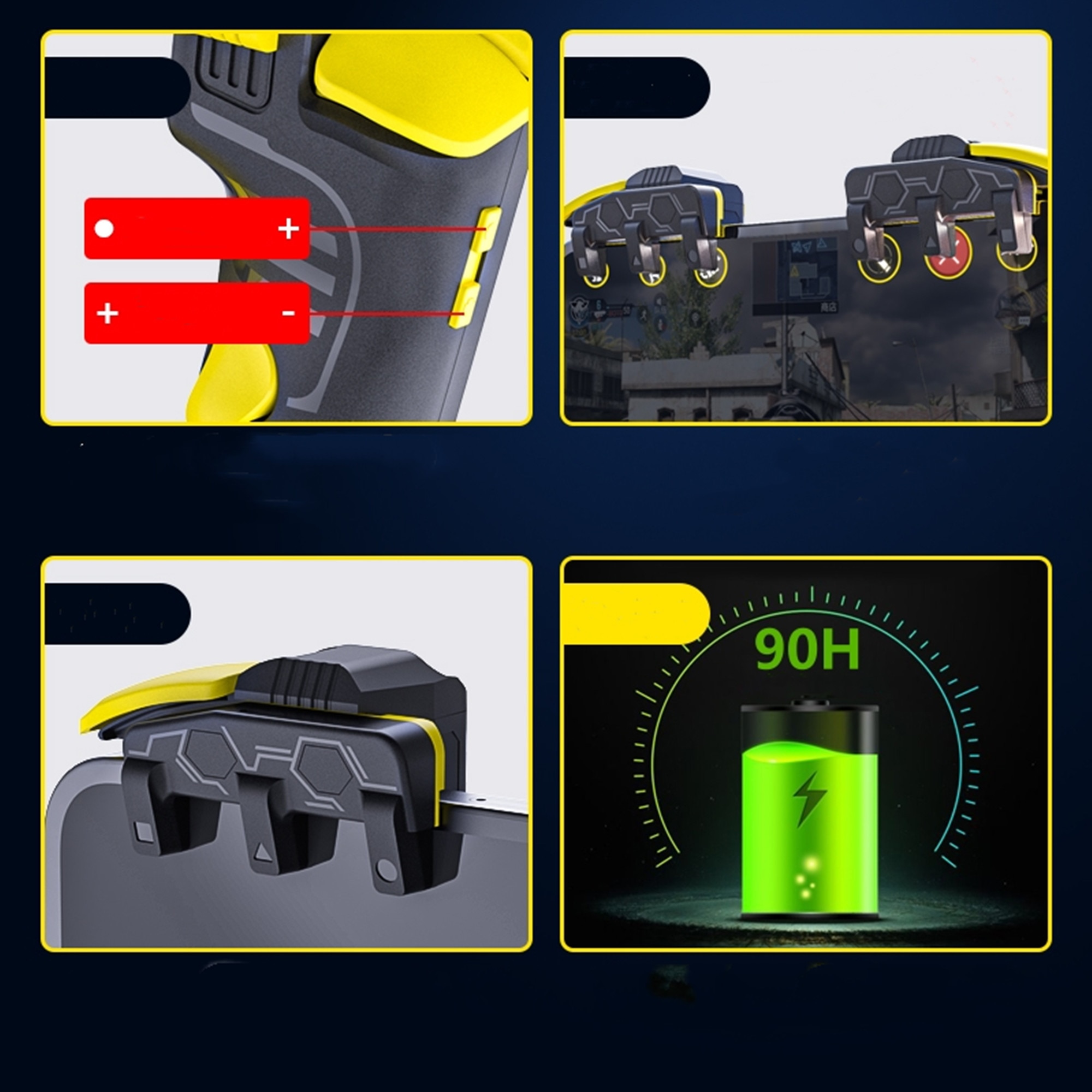 Handjoy M03 Trigger Mobile Game Button Handjoy M03 Wireless Joystick Mobile Gamepad Control Joyst Smartwatches