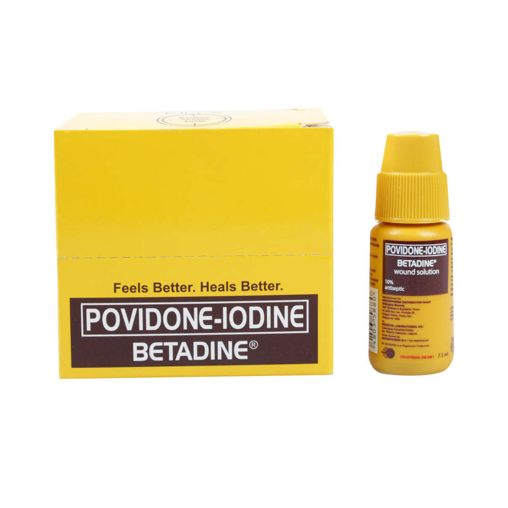 BETADINE WOUND SOLUTION 7.5ML X6S Lazada PH
