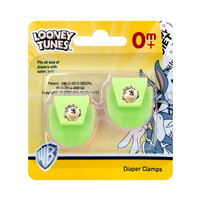 Looney Tunes 2-pc Diaper Clamps