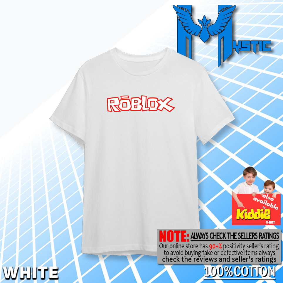 Roblox Logo Gamer High Quality Cotton (Adult & Kiddie Size) Kids Unisex Men  Women T shirt