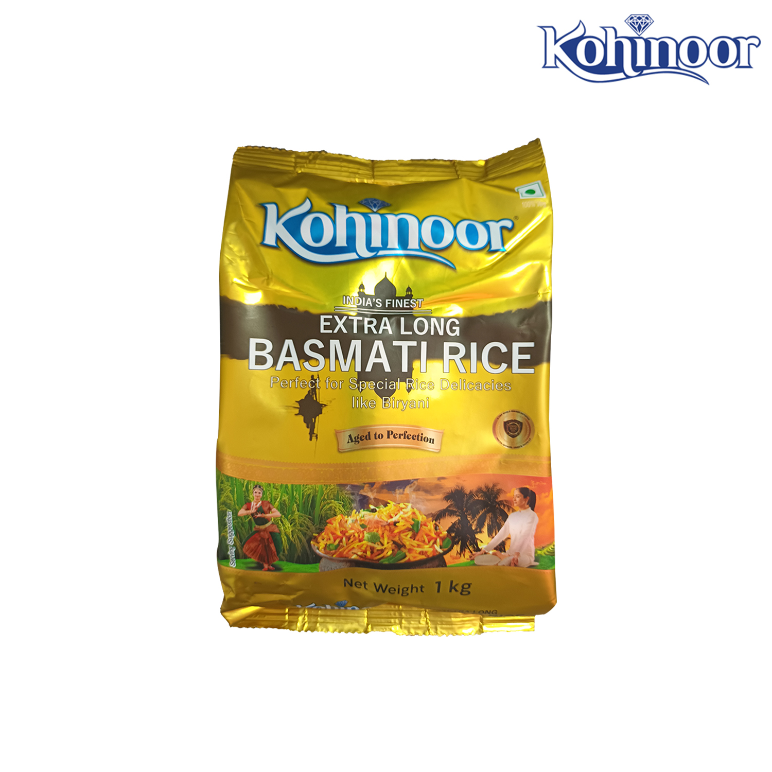 507 Gold Indian Basmati Rice (1kg) pearl white & long (Basmati Rice