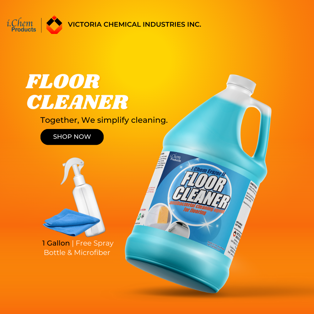ICHEM PRODUCTS FLOOR CLEANER 1 GALLON (ANTIBACTERIAL MULTIPURPOSE FLOOR