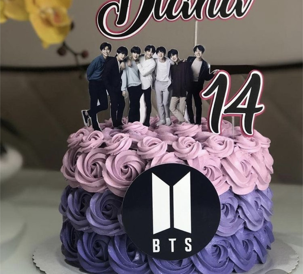 Bts Inspired Cake Topper Design Birthday Lazada Ph