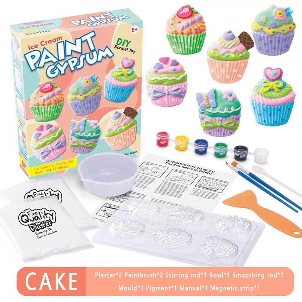 Figurines Kids Craft and Arts Set Paint Gypsum Arts Crafts Toys Kids