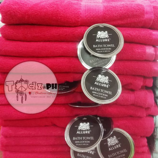 ALLURE BATH TOWEL 100 COTTON Lazada PH