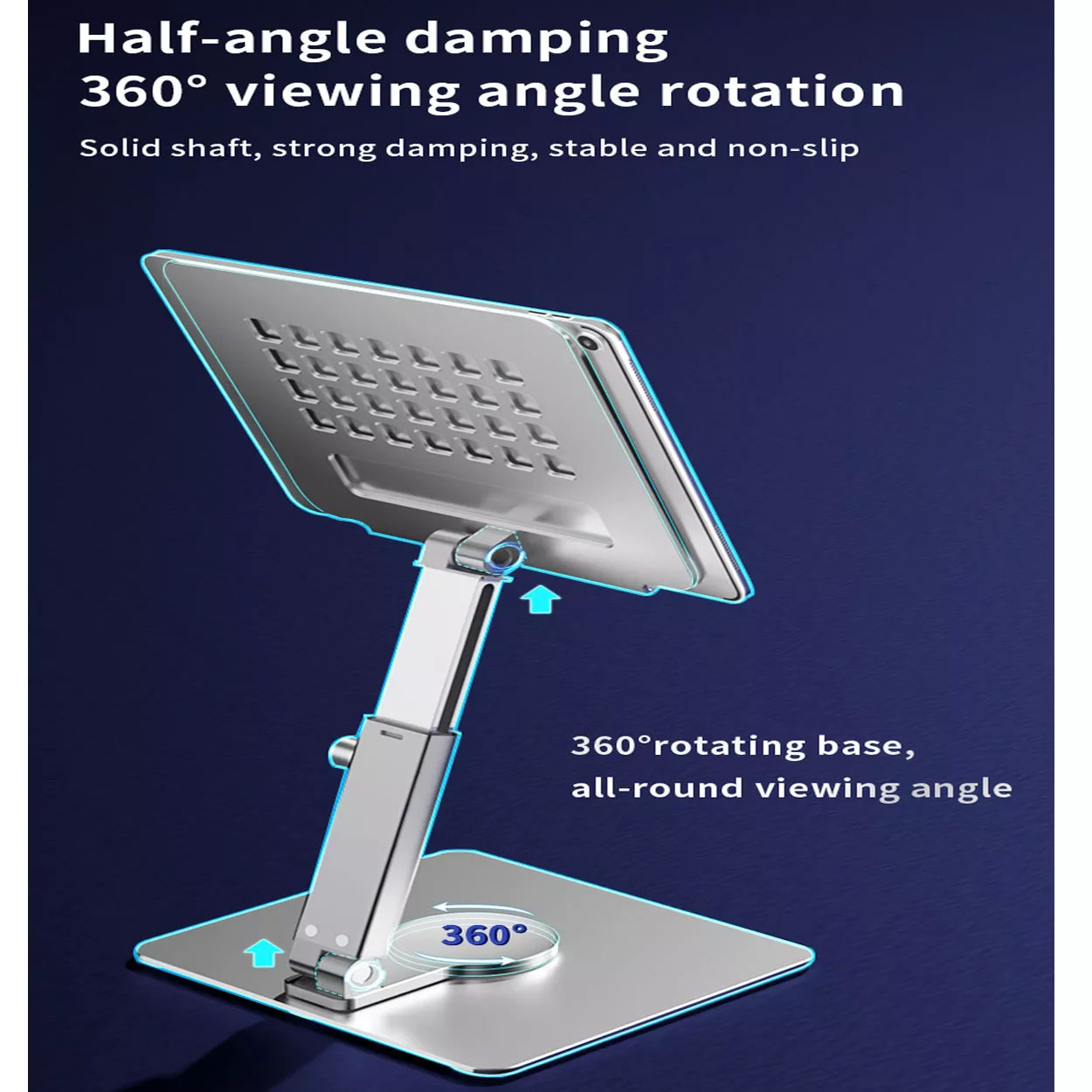 H06 360 Degrees Adjustable iPad And Mini Laptop Stand