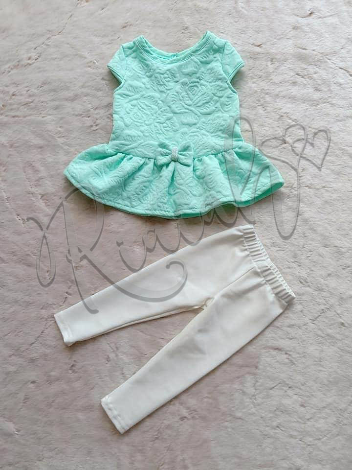 mint green baby clothes