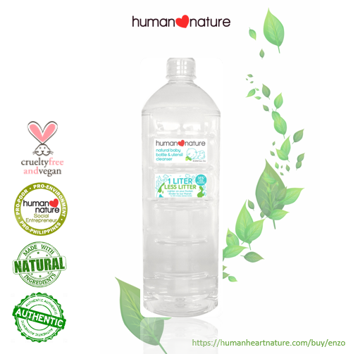 human nature baby bottle cleanser