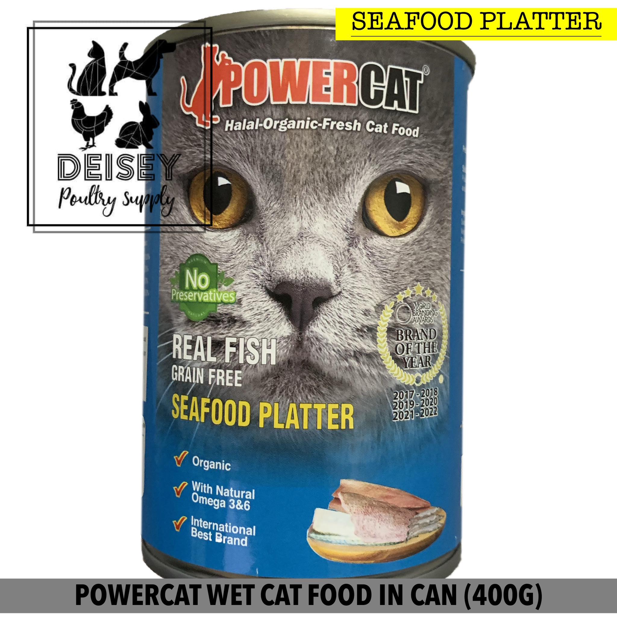 POWERCAT CAN WET CAT FOOD (400G) Lazada PH