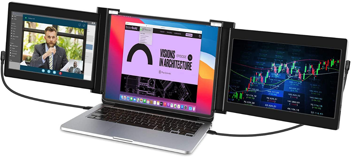 HD IPS 11.6 Dual Monitor Screens 