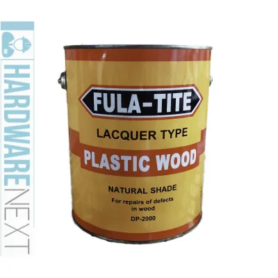 Fula-Tite Plastic Wood (Lacquer Type, Natural Shade) Gallon