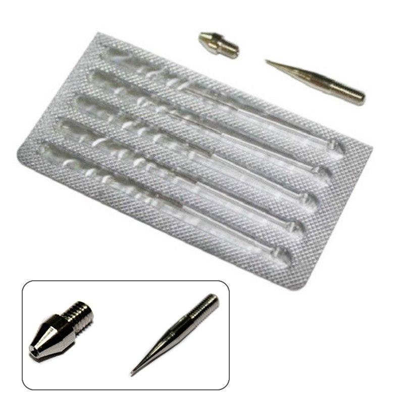 1 set cautery needle big and small needles with lock set warts removl
