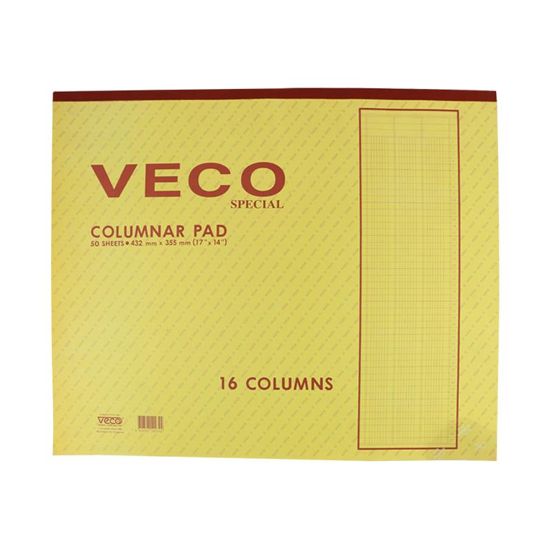 Columnar Pad (16 Columns) 50 Sheets per pad Accounting Use Analysis Pad