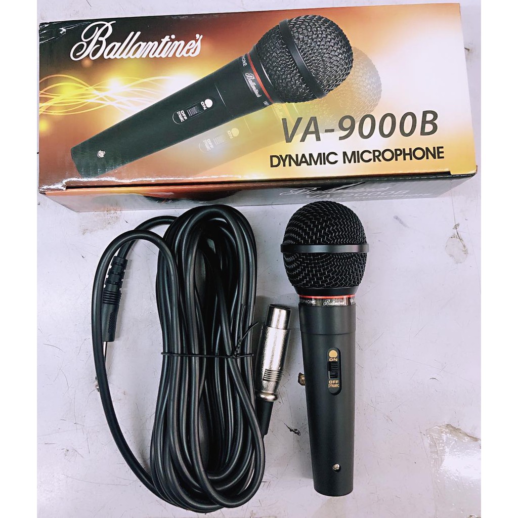 Ballantines VA9000B Professional Wired Dynamic Microphone Balck
