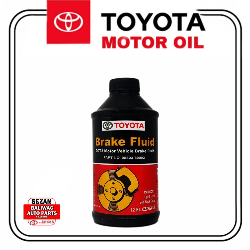 ORIGINAL TOYOTA BRAKE FLUID DOT 3 PART NO. 0882380002 Lazada PH