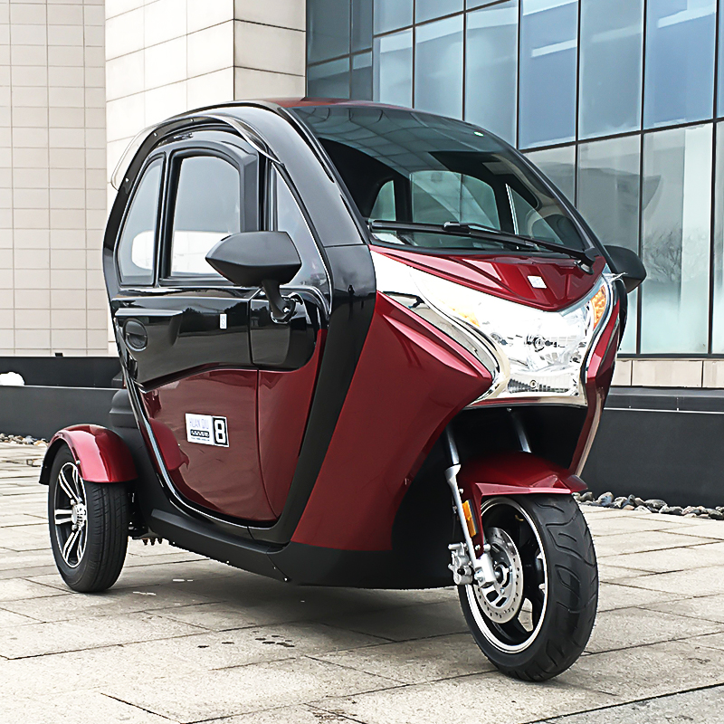 Yomi electric tricycle fully enclosed electric vehicle adult scooter to