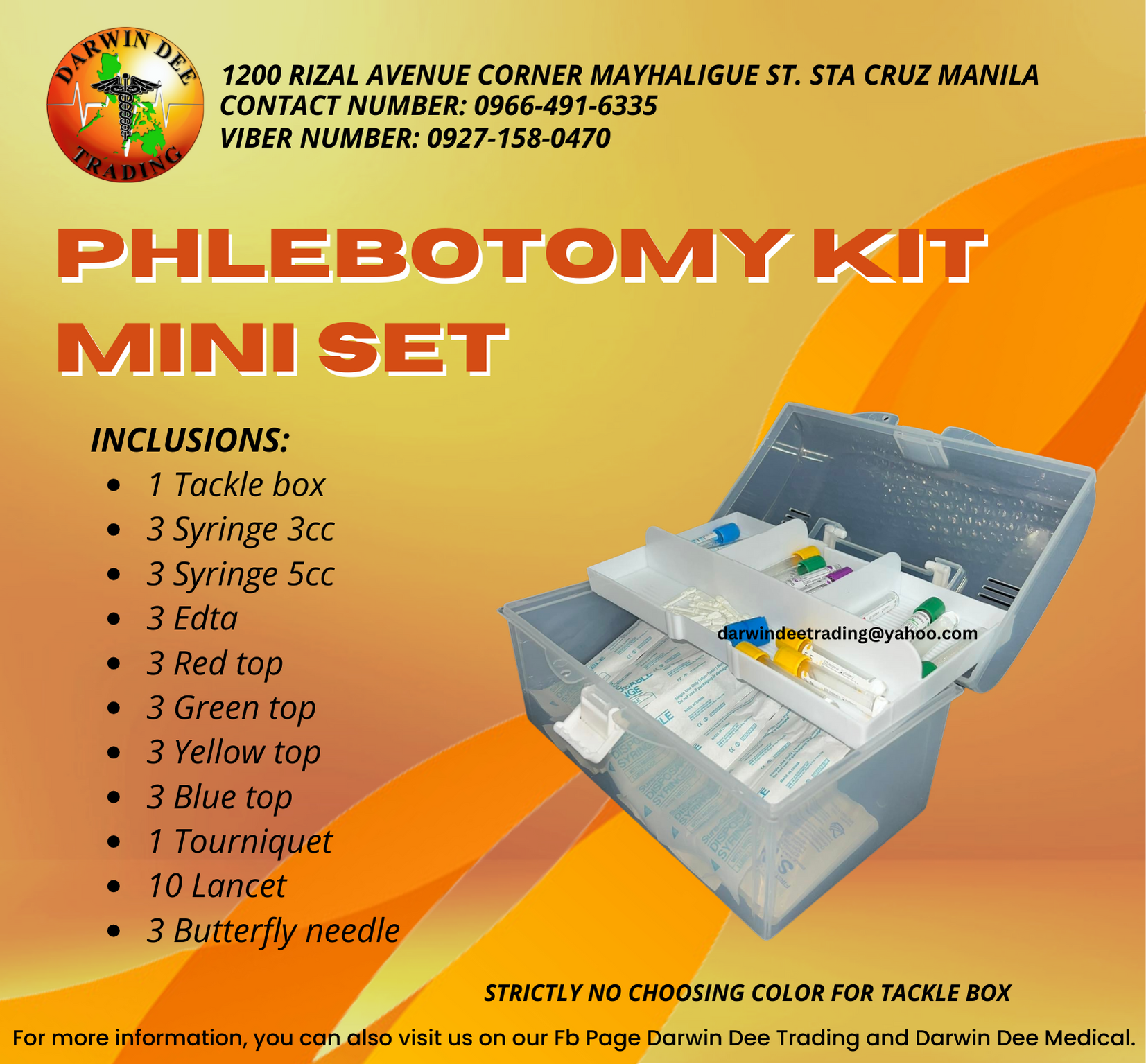 Mini Phlebotomy Kit Lazada Ph