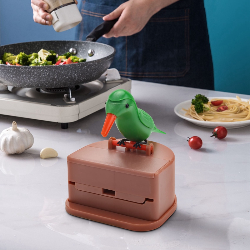 Toothpick Dispenser Bird Automatic Bird Toothpick Box Toothpick Holder