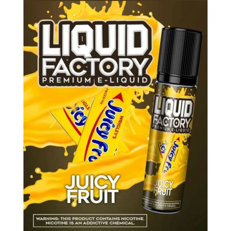 Liquid Factory Juicy Fruit 65ml 3mg Vape Juice E Liquid