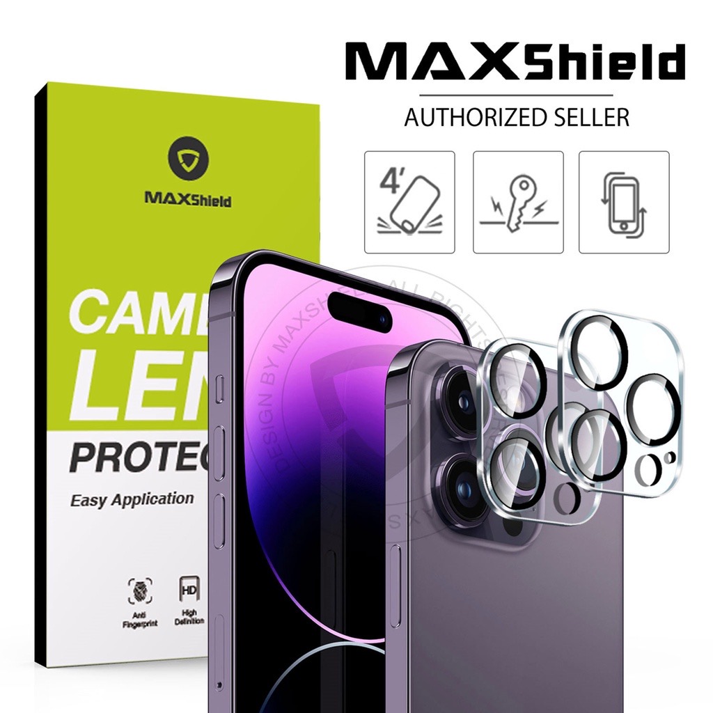 MaxShield for iPhone 12 12 Pro 12 Pro Max Camera Lens Protector / iPhone 13 13 Mini 13 Pro 13