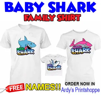 baby shark family shirts