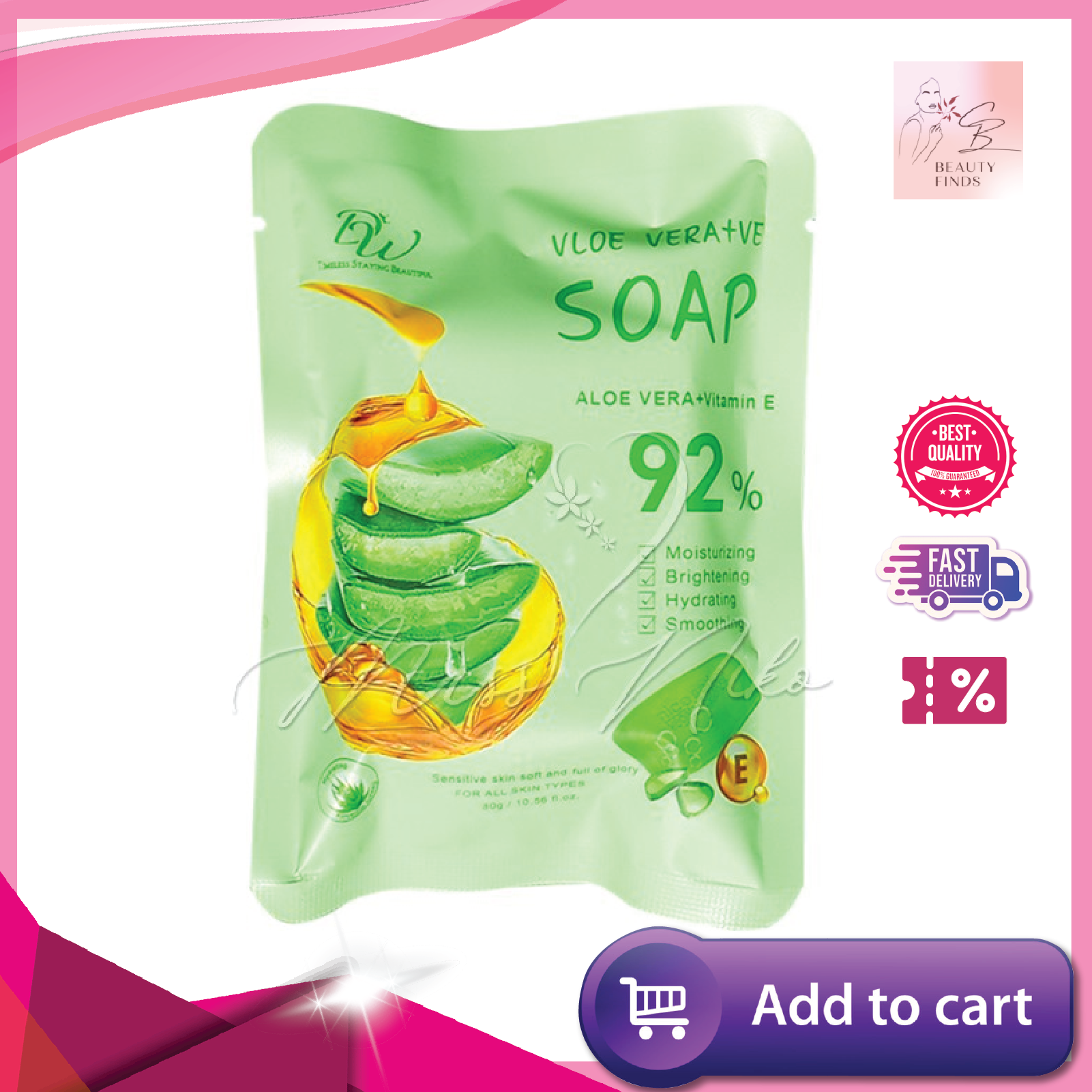 DW 92 Aloe Vera & Vitamin E Soap Lazada PH