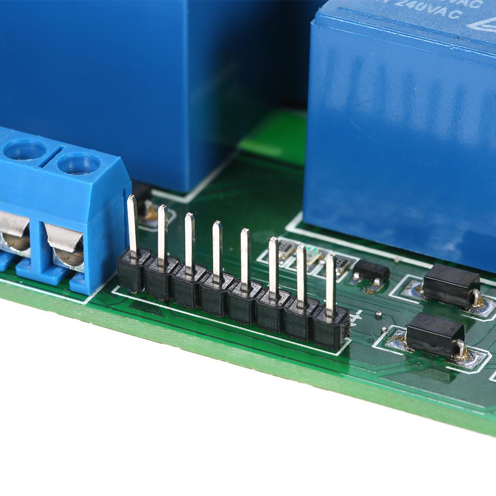 4-Channel DC 12V 30A Relay Module Control Board Optocoupler Isolation High/Low Trigger