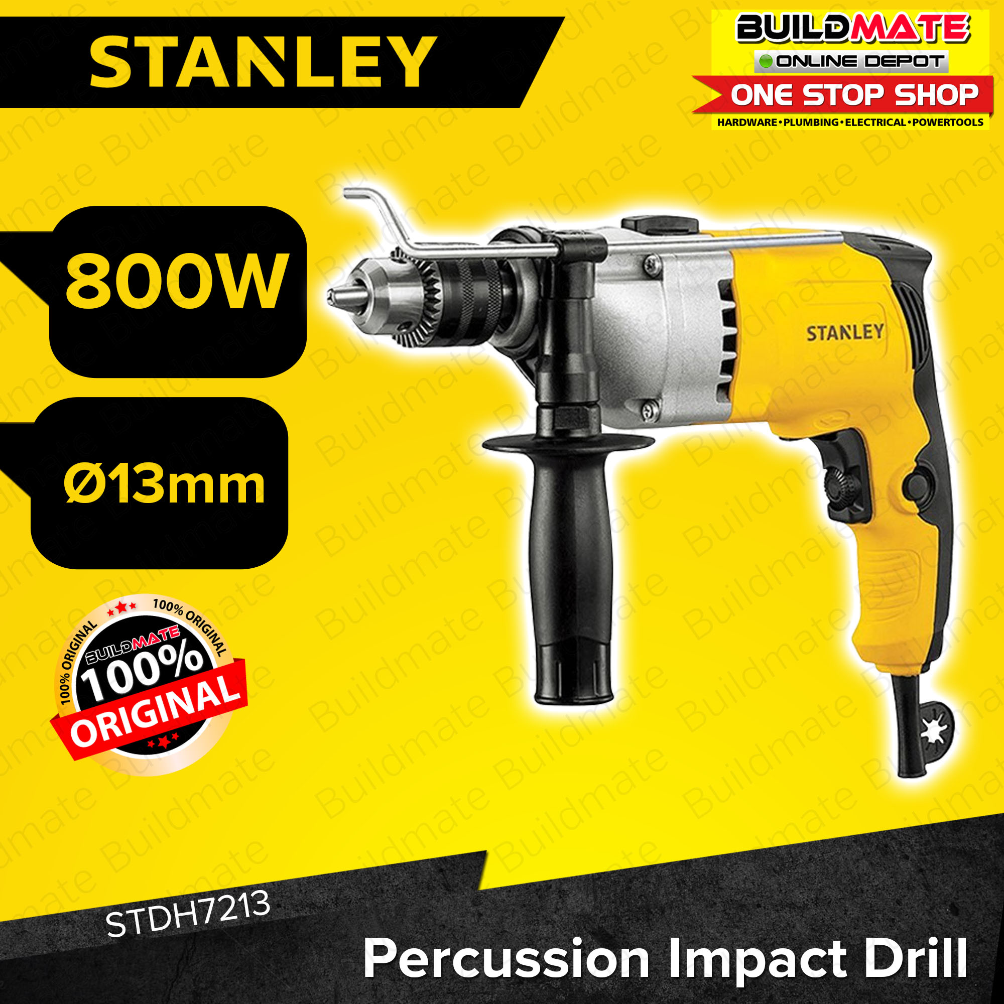 STANLEY Percussion Impact Drill 800W 