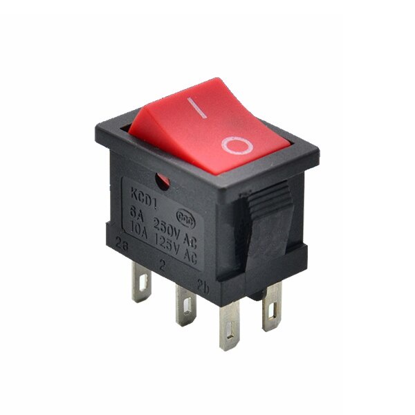 OAPC Rocker Switch On-Off 6 Pin 6A 250V AC/10A 125V AC (KCD1) | Lazada PH