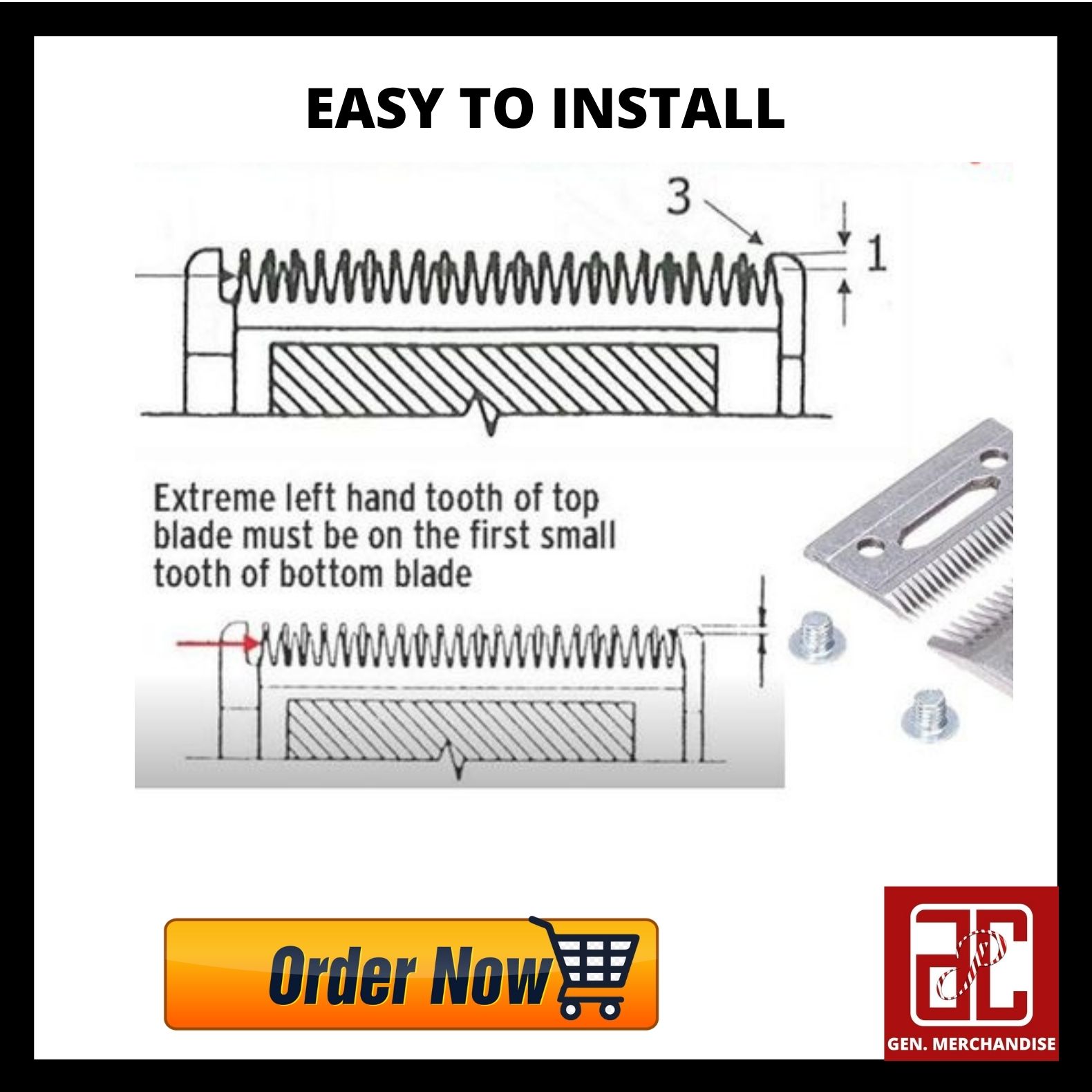 APC] NEW HAIR CLIPPER BLADE Durable Multi-Purpose Authentic High