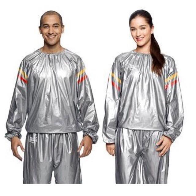 jogging plastic suit