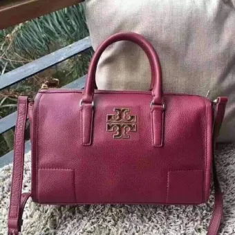 tory burch maroon bag