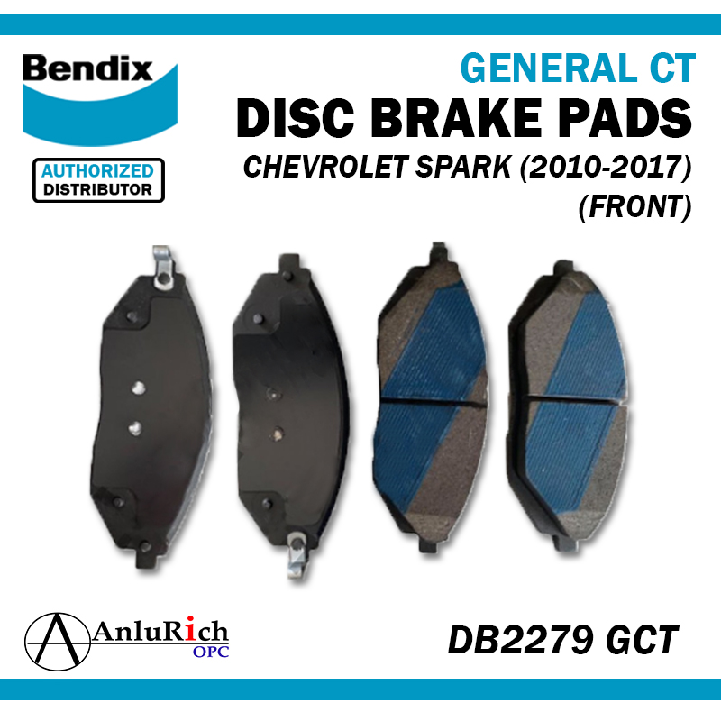 BENDIX FRONT BRAKE PAD SET for CHEVROLET SPARK (2010-2017) (DB2208