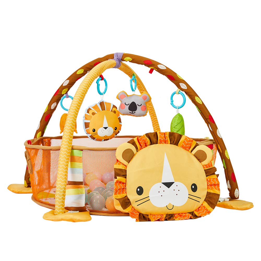 3 in 1 lion activity gym & ball pit