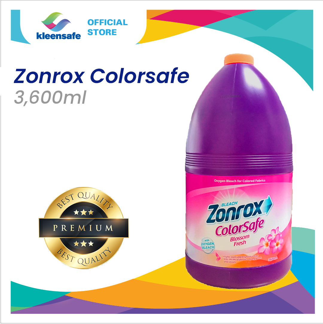 Kleensafe X Zonrox Colorsafe Blossom fresh with Oxygen Bleach Laundry