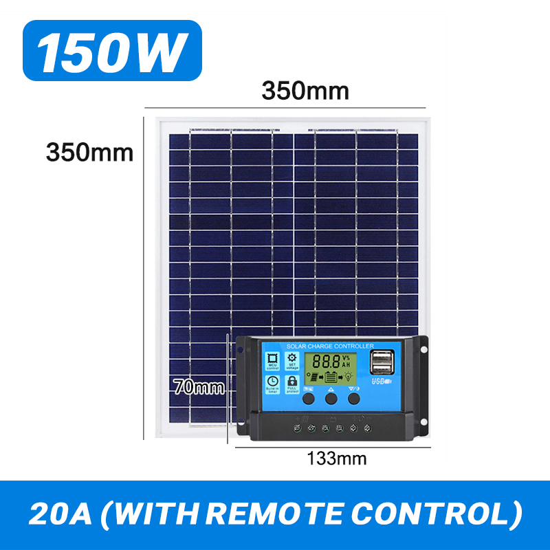 Solar panel 150W 300W solar panel board monocrystalline silicon power