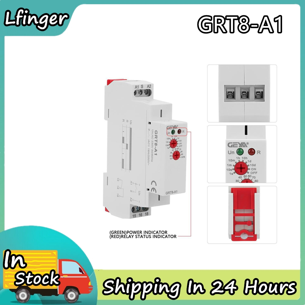 Off Delay Timer Relay Time Delay Relay GRT8-B1 AC/DC 12V-240V