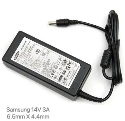 Laptop charger Samsung 14V 3A ( 6.5mm X4.4mm ) for Samsung Monitor SA300 A2514 DPN A3014 AD-3014B B3014NC SA330 SA350 B301