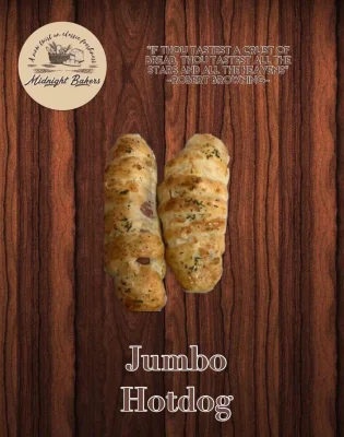 Jumbo Hotdog Roll (4 per order)