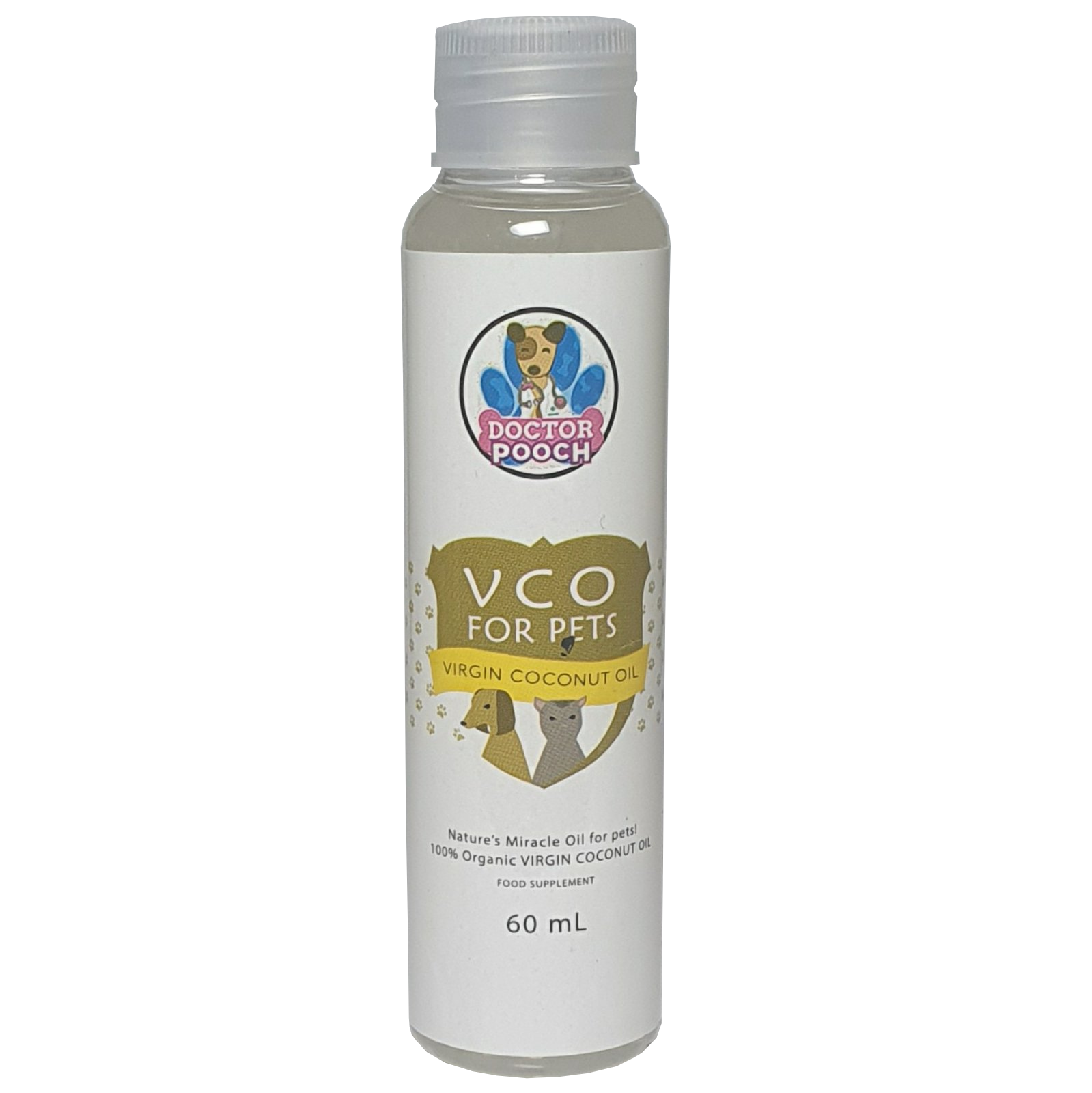 Doctor Pooch Virgin Coconut Oil (VCO) for Pets 60ml (Best Seller