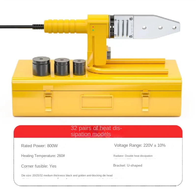 600W/800W/1000W PPR water pipe welding machine plastic pipe welding machine Lazada PH