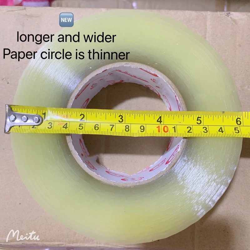 BIG roll packaging tape 400meter（transparent） | Lazada PH