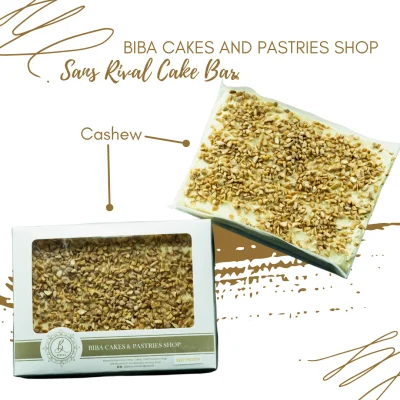 Biba Cashew Sans Rival Cake Bar